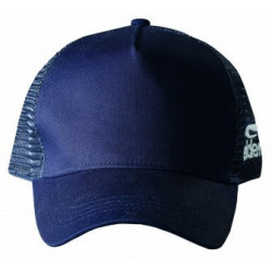 Casquette ELDERA Trucker marine, de profil 2
