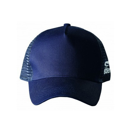 Casquette ELDERA Trucker marine, de face