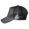Casquette ELDERA Trucker noire, de profil