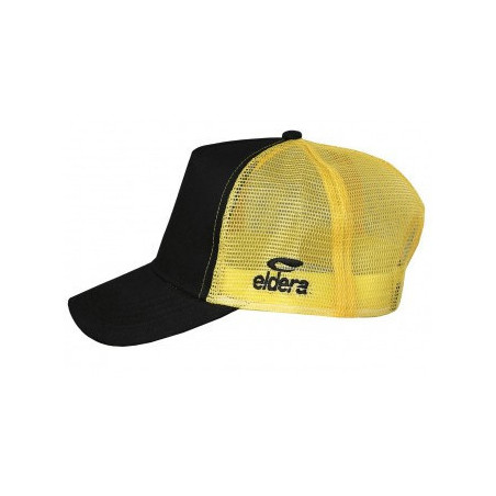 Casquette ELDERA Trucker noire et jaune