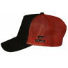 Casquette ELDERA Trucker noire et rouge