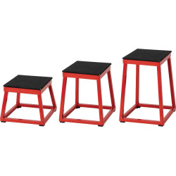 Lot de 3 plateformes de Pliométrie