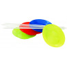 Assiette souple de jonglerie + Bâton PVC