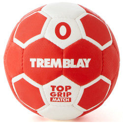 Ballon Top Grip 2ème génération, taille 0, rouge et blanc