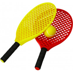 Mini-tennis + une balle