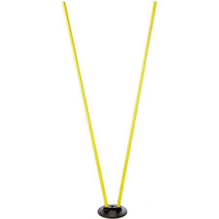 Piquet de slalom avec socle 3 trous