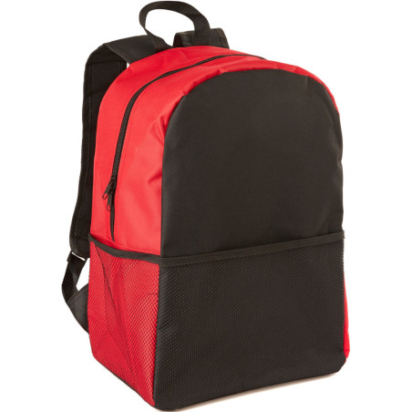 Sac à dos TREMBLAY, coloris noir et rouge