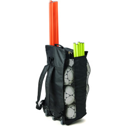 Sac à dos avec roulettes, de dos