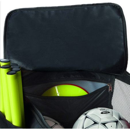 Sac à dos avec roulettes, avec pochette interne