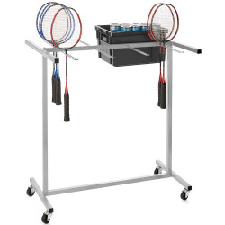 Chariot pour raquettes de badminton