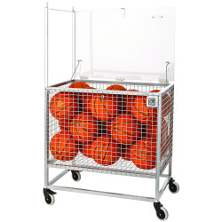 Chariot de rangement multi-usages, ouvert