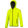 Veste Micro MIZUNO Nagasaki jaune fluo et noire