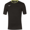 Tee-shirt MIZUNO, coloris noir et jaune fluo
