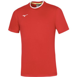Tee-shirt MIZUNO, coloris noir et jaune fluo 2