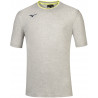 Tee-shirt MIZUNO, coloris gris et jaune fluo