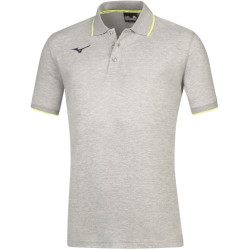Polo MIZUNO, coloris gris et jaune fluo