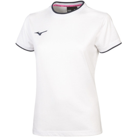 Tee-shirt MIZUNO Femme, coloris blanc et marine