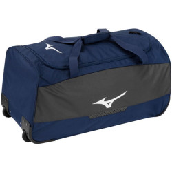 Sac à roulettes MIZUNO, avec manche télescopique, couleur marine 2