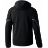 Veste softshell ERIMA Fonction, couleur noir et anthracite, de dos