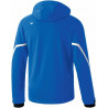 Veste softshell ERIMA Fonction, couleur bleu roi et blanc, de dos