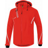 Veste softshell ERIMA Fonction, couleur rouge et blanc, de face
