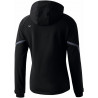 Veste Softshell Fonction ERIMA Femme, couleur noir et anthracite, de dos