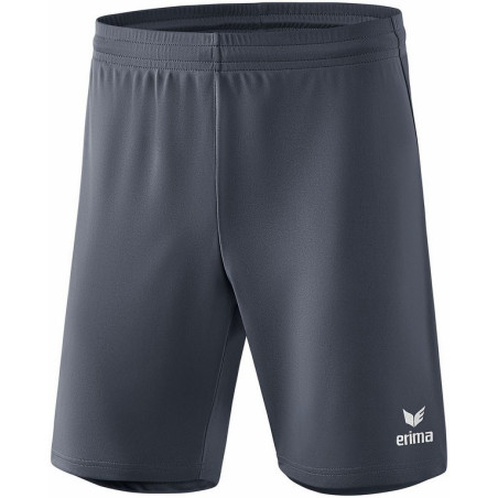 Short ERIMA Rio 2.0, couleur gris ardoise, de face