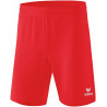 Short ERIMA Rio 2.0, couleur rouge, de face