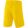 Short ERIMA Rio 2.0, couleur jaune, de dos