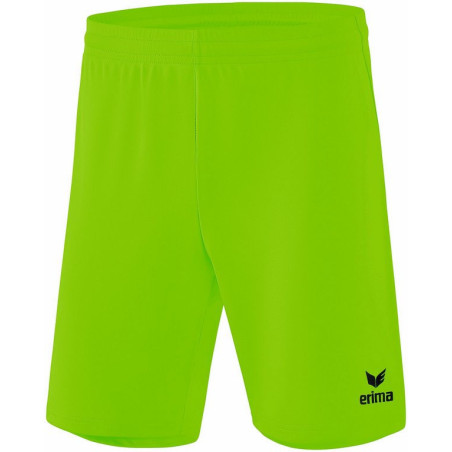 Short ERIMA Rio 2.0, couleur vert gecko, de face