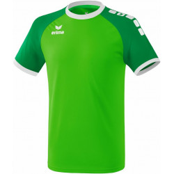 Maillot ERIMA Zenari 3.0, couleur vert, émeraude et blanc, de face