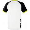 Maillot ERIMA Zenari 3.0, couleur blanc, noir et vert gecko, de dos