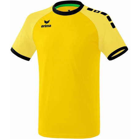 Maillot ERIMA Zenari 3.0, jaune, buttercup et noir, de face