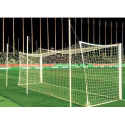 Buts de foot à sceller Millenium Star à 11 - Fixation filets sans crochets - La paire