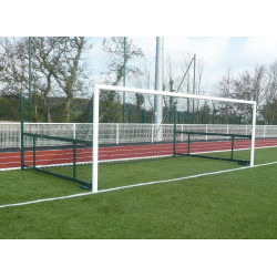 Buts de foot à 7 rabattables déport 2.15 à 3.60 m San Siro - La paire