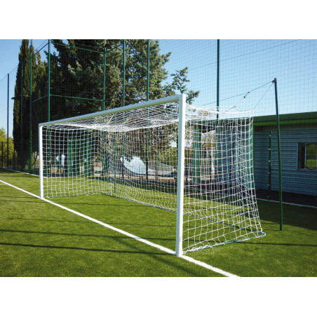 Buts de foot à sceller en aluminium 5 m x 2 m - La paire