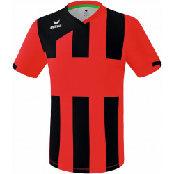 Maillot ERIMA Siena 3.0, couleur rouge et noir, de face