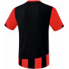 Maillot ERIMA Siena 3.0, couleur rouge et noir, de dos