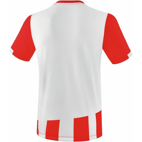 Maillot ERIMA Siena 3.0, couleur rouge et blanc, de dos