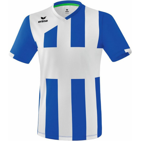 Maillot ERIMA Siena 3.0, couleur bleu roi et blanc