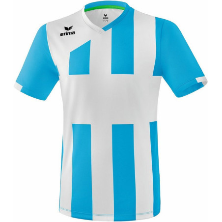 Maillot ERIMA Siena 3.0, couleur curaçao et blanc