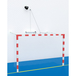 Buts de handball compétition avec façades relevables