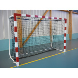 But De Football Jardin En PVC 2,45x1,55 M - Avec Filet Et Piquets, Résistant Aux Intempéries, Pour Enfants Et Adultes