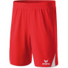 Short ERIMA 5-C Classic, couleur rouge et blanc