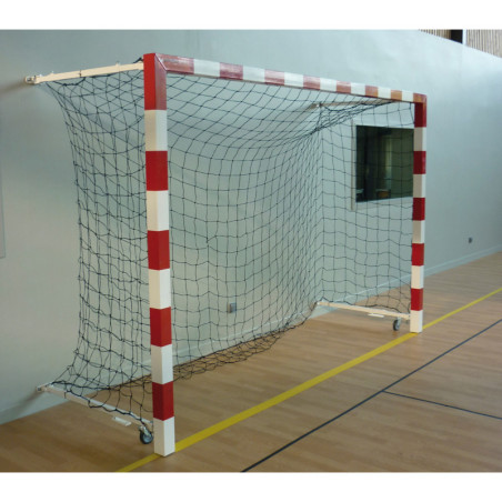 Buts Handball compétition rabattables - Déport de 0.9 à 1.4 m