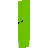Chaussettes tube ERIMA, couleur vert gecko et noir