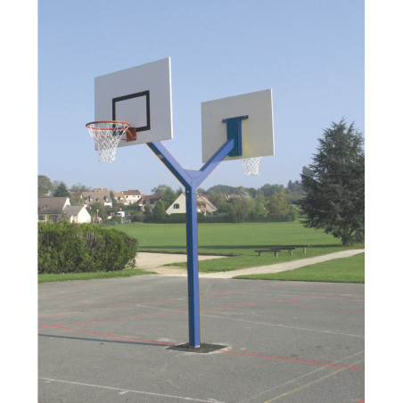 Tour de basket à 2 têtes - Hauteur 3.05 m - Déport 1 m