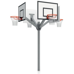 Tour de basket à 4 têtes - Hauteur 3.05 m - Déport 1 m