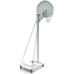 But de basket intérieur mobile - Tête réglable à vis de 2.60 m à 3.05 m