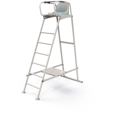 Chaise d'arbitre de tennis en acier - Hauteur 1.78 m